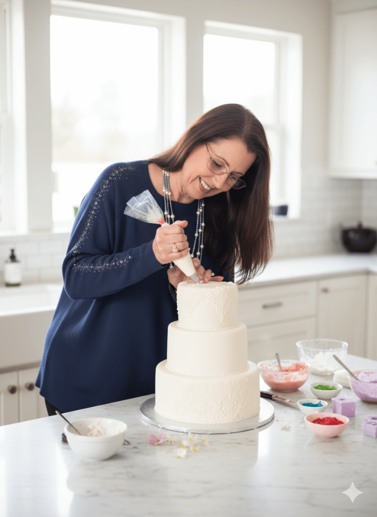 Christine Bakker Icing Cake