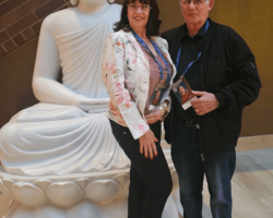 Christine Bakker at The Peacefull Budha